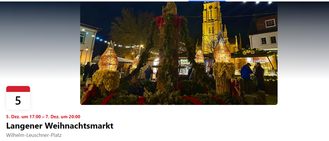 Weihnachtsmarkt 2025